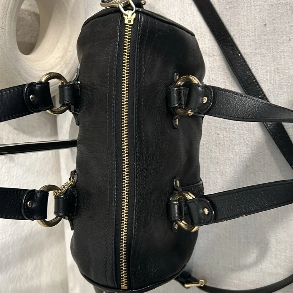 Cole Haan Leather Pleated Hobo 2 ways Bag
